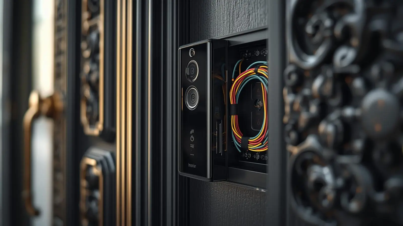 charles-thibaut-raccordement-interphone Raccordement électrique d’un interphone près d’une porte d’entrée – Charles Thibaut