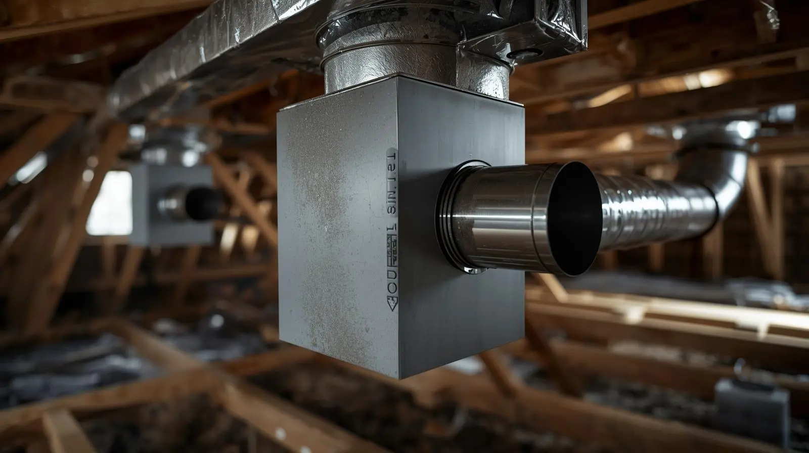 VMC simple flux autoréglable installée dans un grenier – Charles Thibaut