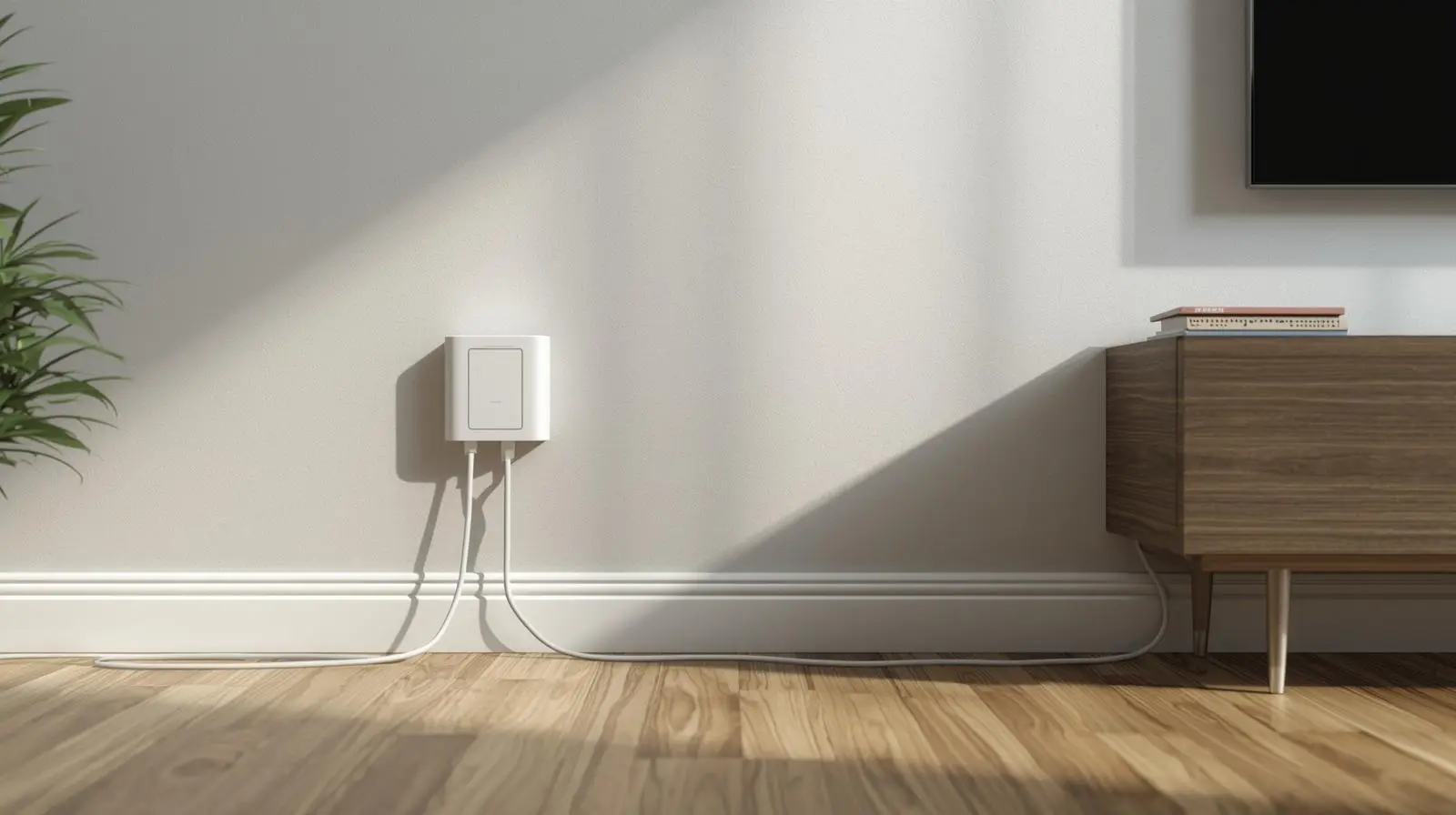 une-box-internet-et-dun-routeur-wifi-installes-dans-un-salon-câbles-fibre-optique une-box-internet-et-dun-routeur-wifi-installes-dans-un-salon-câbles-fibre-optique